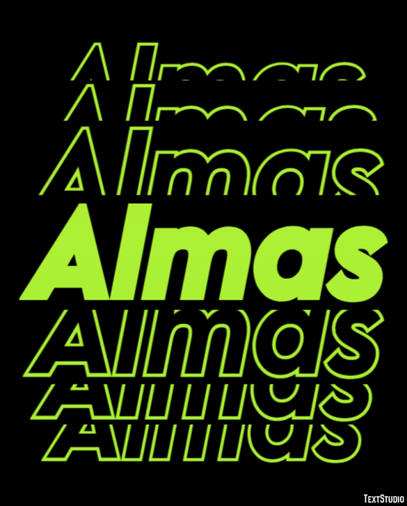 Almas Text Effect