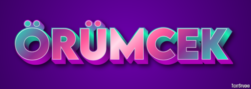 Örümcek Text Effect