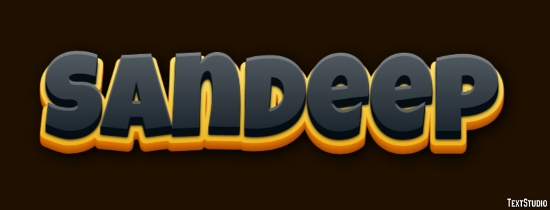 Sandeep Text Effect