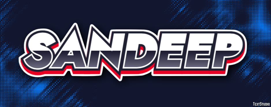 Sandeep Text Effect