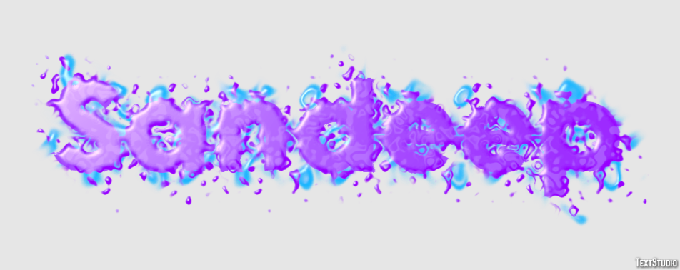 Sandeep Text Effect