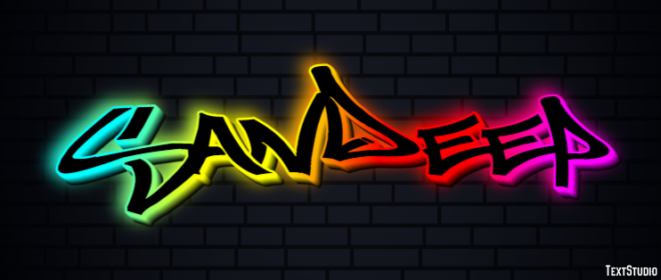 Sandeep Text Effect