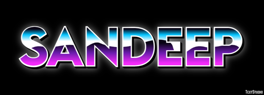 Sandeep Text Effect
