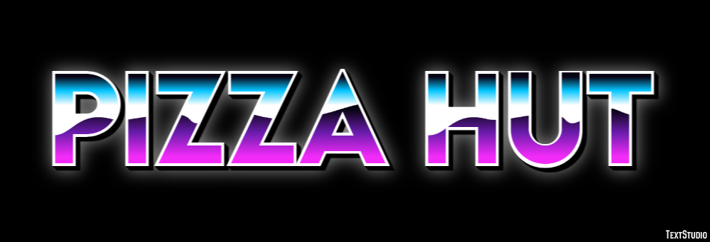 Pizza Hut Efekt tekstowy
