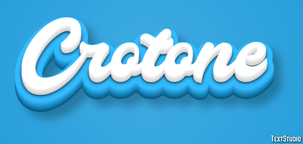 Crotone Efekt tekstowy