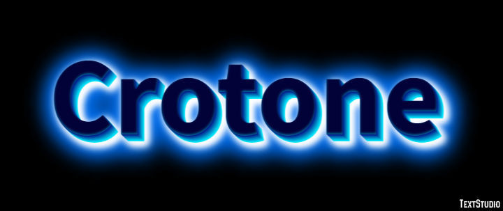 Crotone Efekt tekstowy