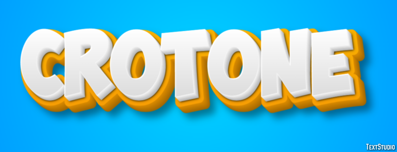 Crotone Efekt tekstowy