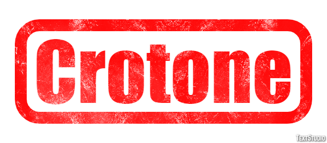 Crotone Efekt tekstowy