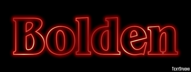 Bolden Effetto testo