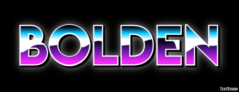 Bolden Text effect