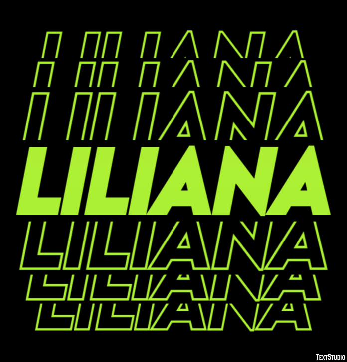Liliana Texteffekt