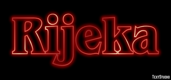 Rijeka Tekst Effect
