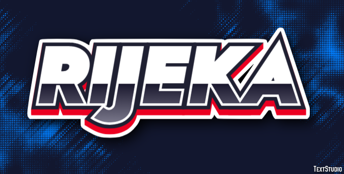 Rijeka Эффект текста