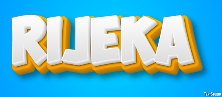 Rijeka Efekt tekstowy