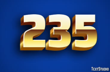 235 Texteffekt