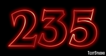235 Tekst Effect