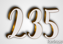 235 Texteffekt