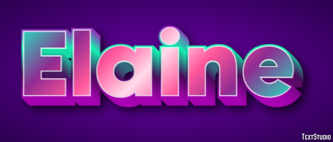 Elaine Text Effect