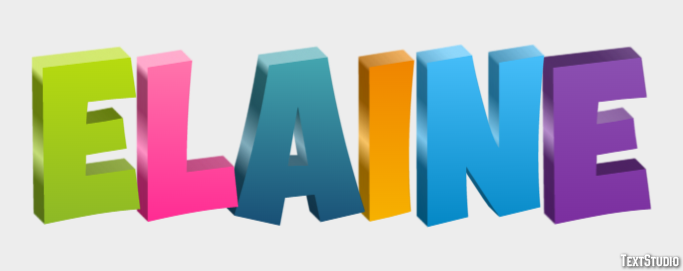 Elaine Text Effect