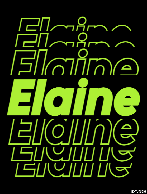 Elaine Text Effect