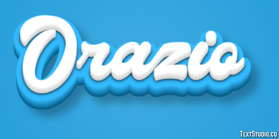 Orazio Effetto testo