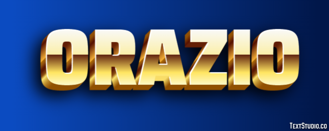 Orazio Effetto testo