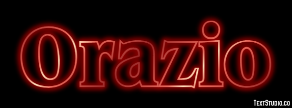 Orazio Effetto testo