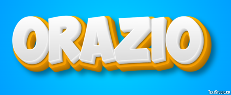 Orazio Effetto testo