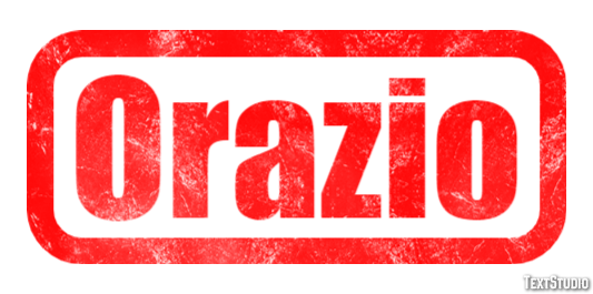 Orazio Effetto testo