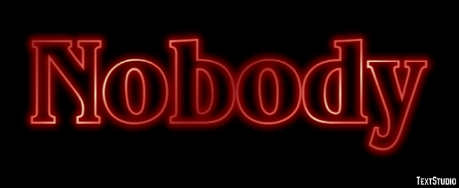 Nobody Effet de Texte