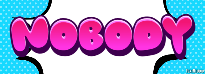 Nobody Text Effect