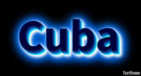 Cuba Text Effect