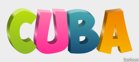 Cuba Effetto testo