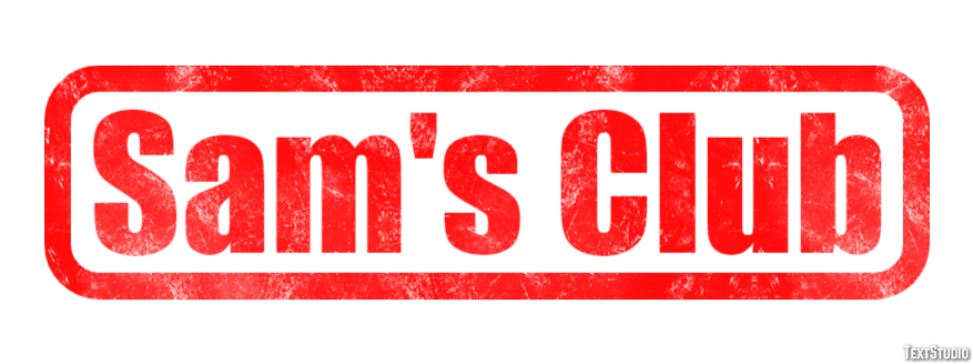 Sam's Club Tekst Effect