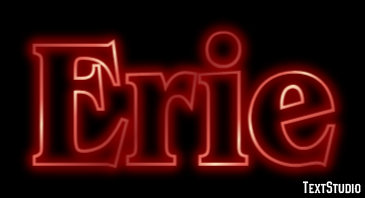 Erie Texteffekt