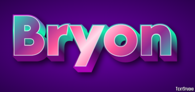 Bryon Tekst Effect