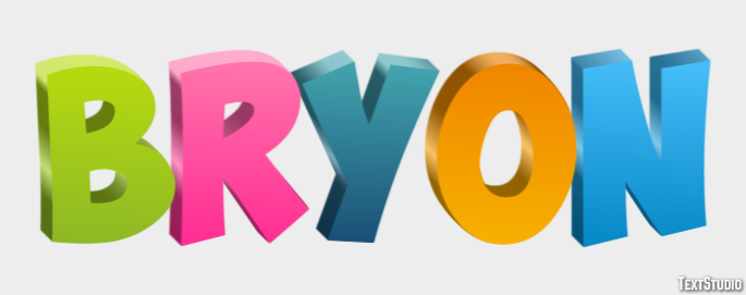 Bryon Tekst Effect