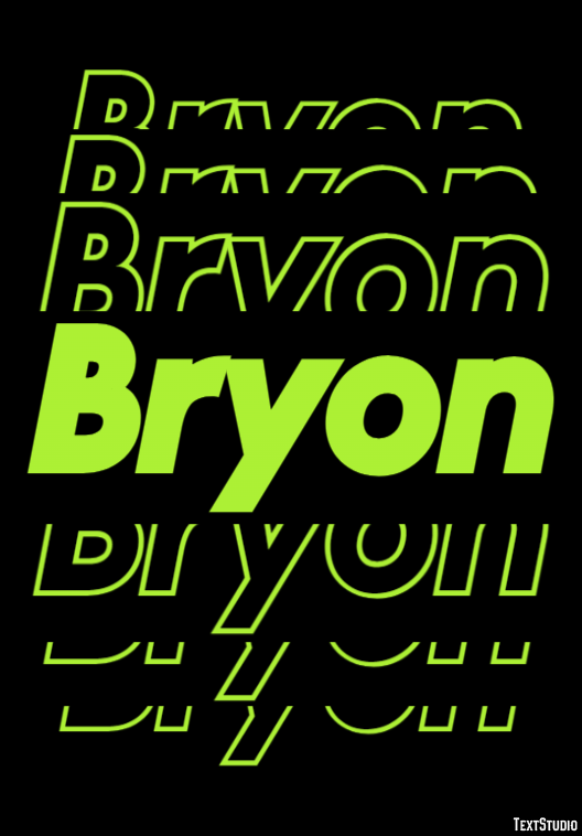 Bryon Text Effect