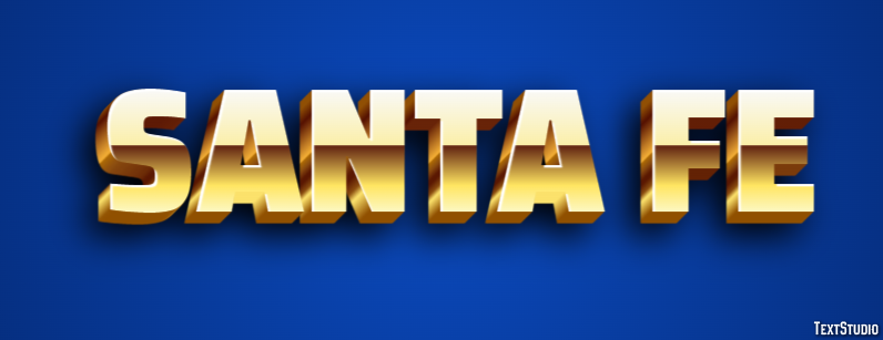 Santa Fe Text Effect