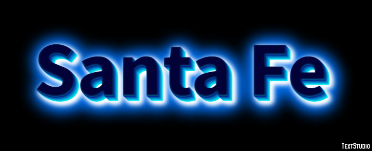 Santa Fe Efekt tekstowy
