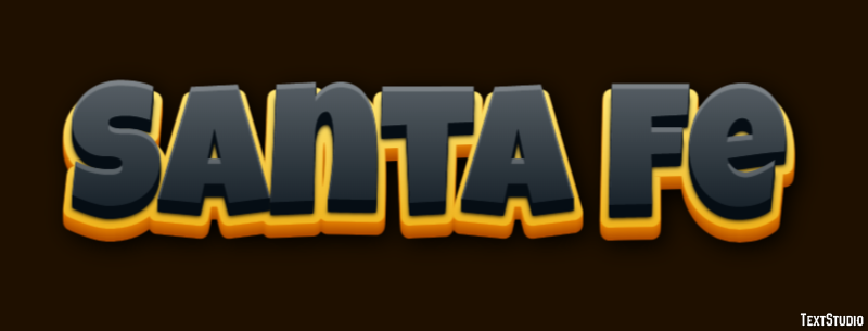 Santa Fe Text Effect