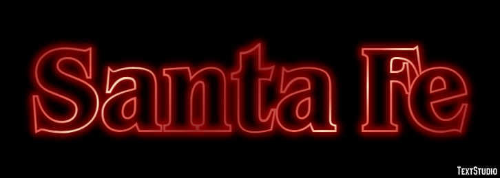 Santa Fe Efekt tekstowy