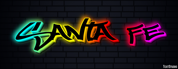 Santa Fe Efeito de texto