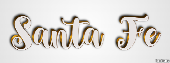 Santa Fe Text Effect