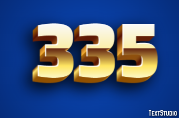 335 Text Effect
