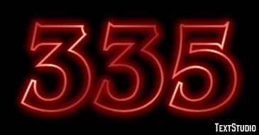 335 Text Effect