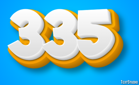 335 Text Effect