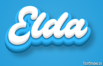 Elda Texteffekt