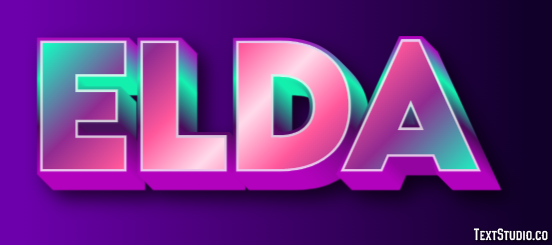 Elda Texteffekt