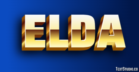 Elda Эффект текста
